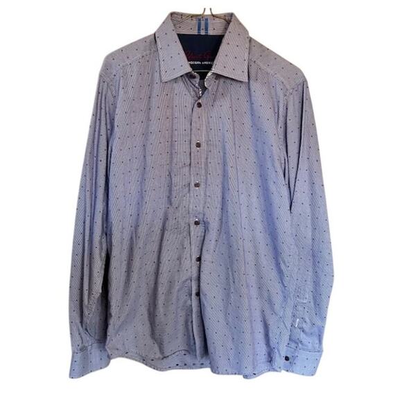 Robert Graham Modern American Tailored Fit Shirt - Size M - Picture 1 of 9